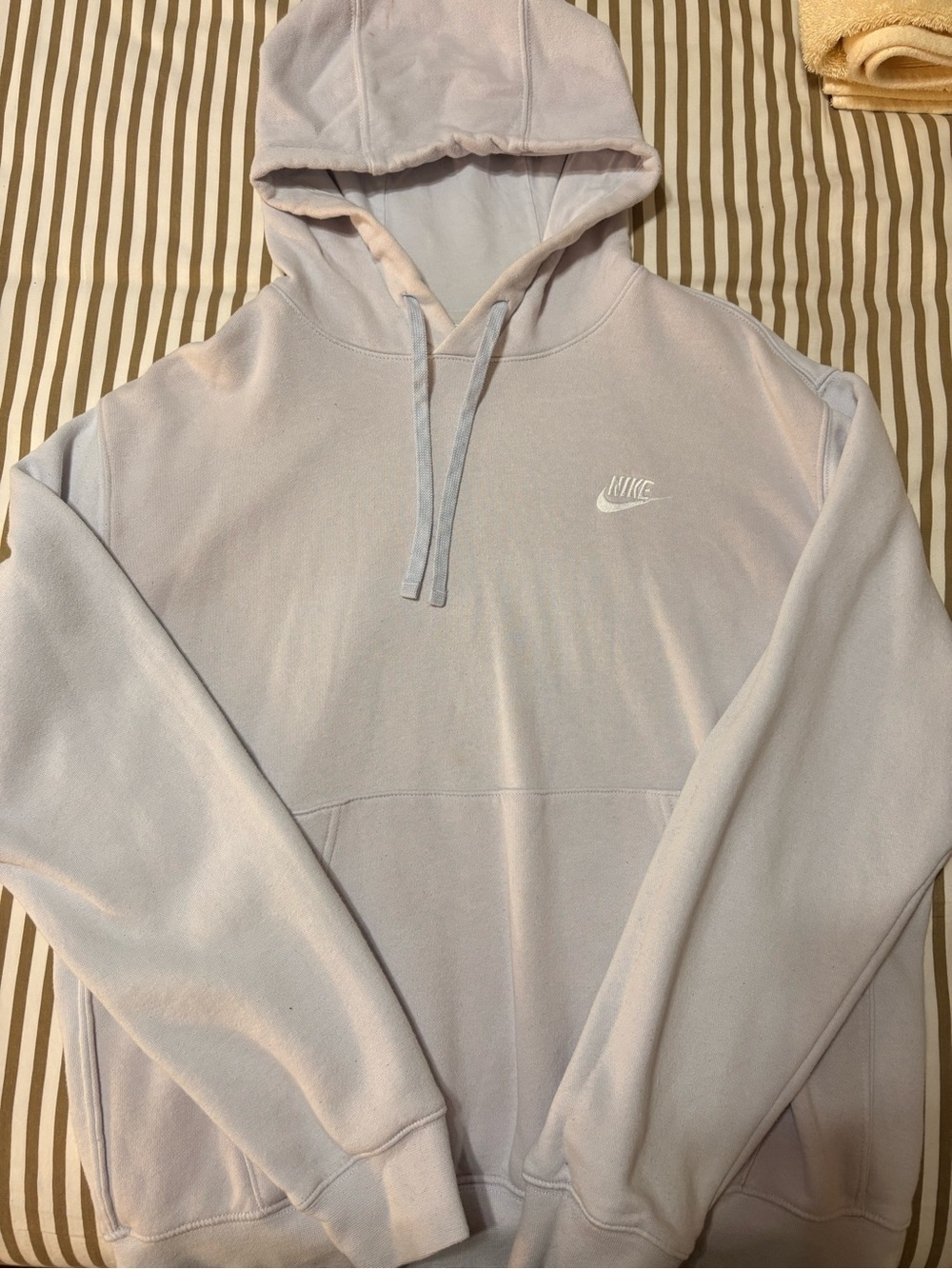 Nike Lavender Pullover Hoodie with White Swoosh